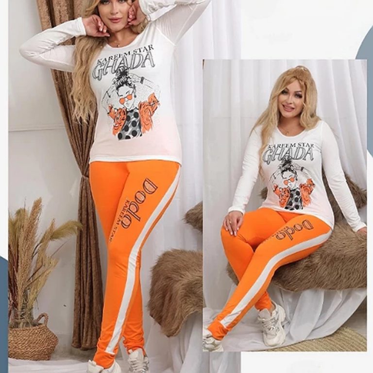 طقم بيجاما نسائي من القطن