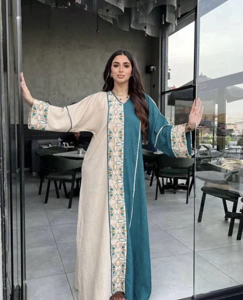 جلابية بأناقة فاخرة بتفاصيل راقية