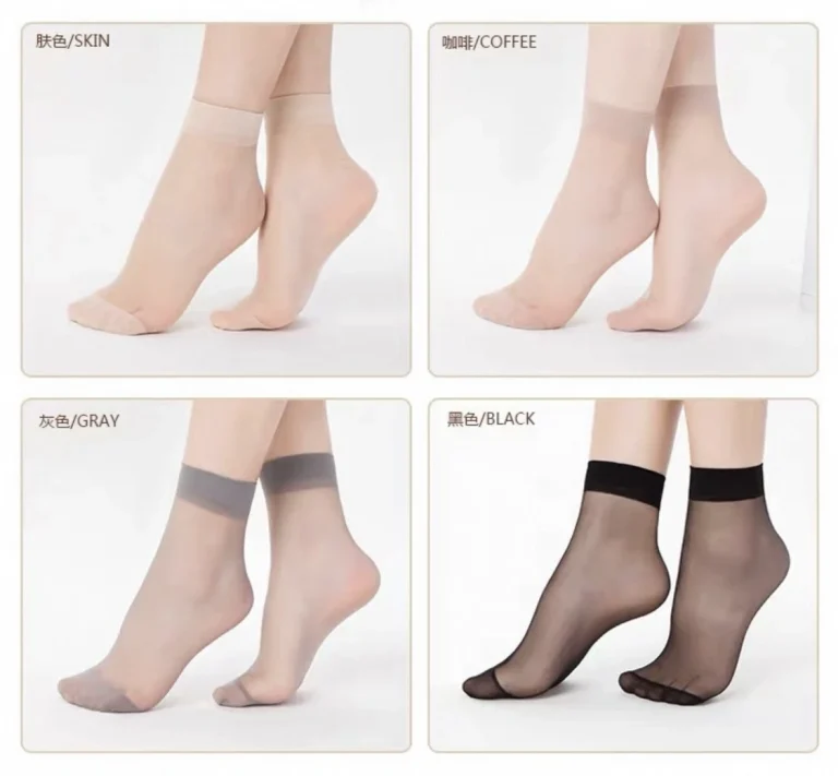 شرابات نسائية شفافة