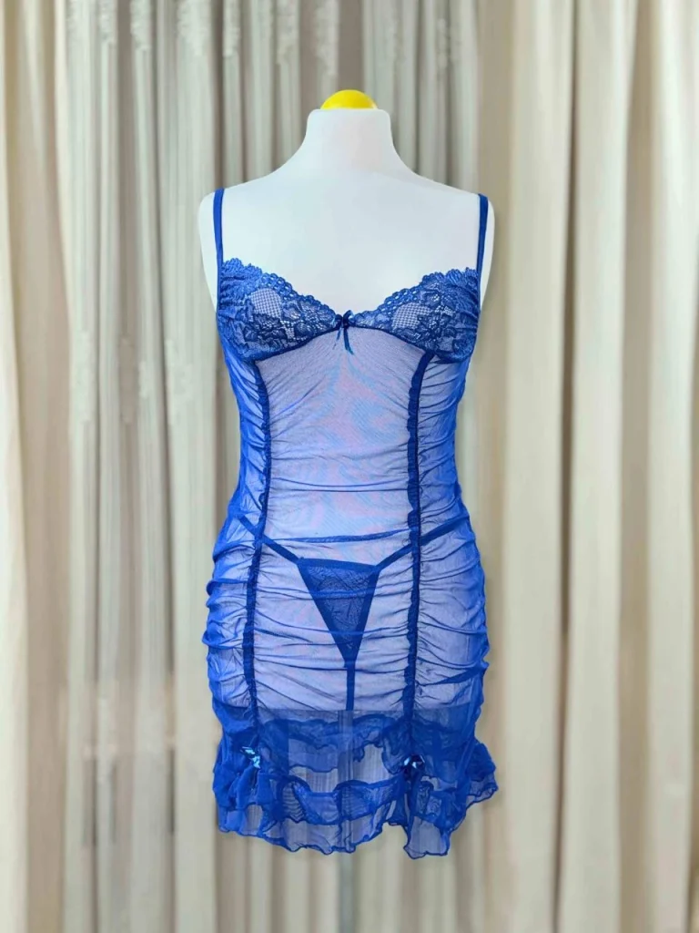 لانجري شفاف بالدانتيل