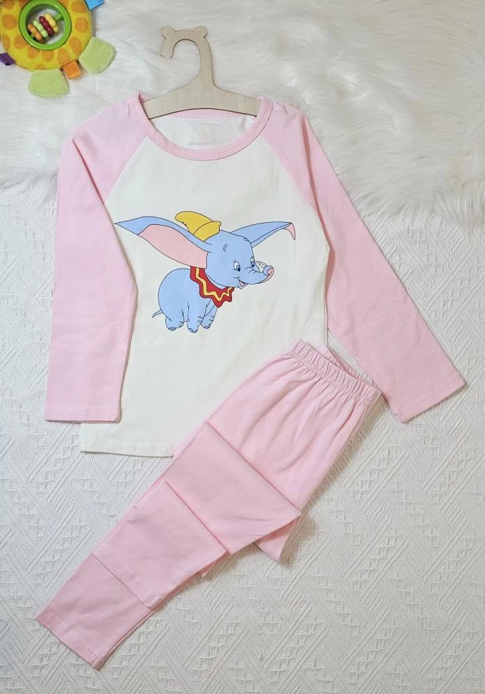 بجامة نوم بناتي برسمه فيل