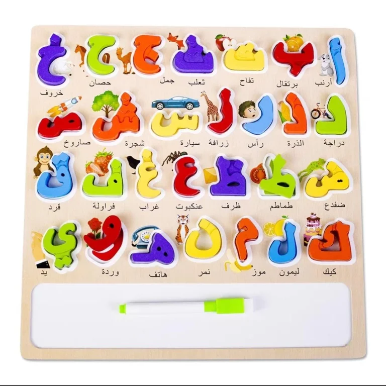 لوحه تعليم الحروف العربيه