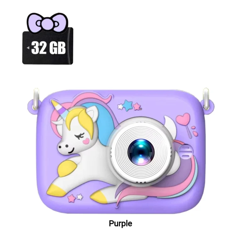 كاميرا رقمية بتصميم حصان للاطفال