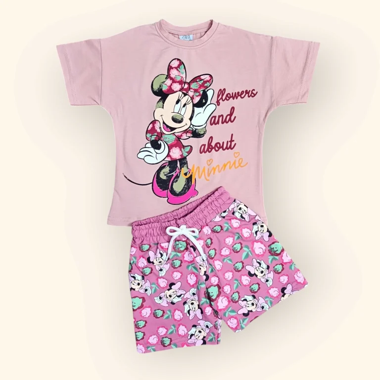 بجامه للفتيات الصغيرات من قطعتين