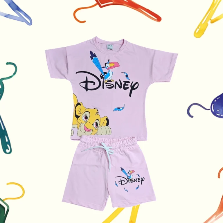 بجامه شورت صيفيه باللون الوردي