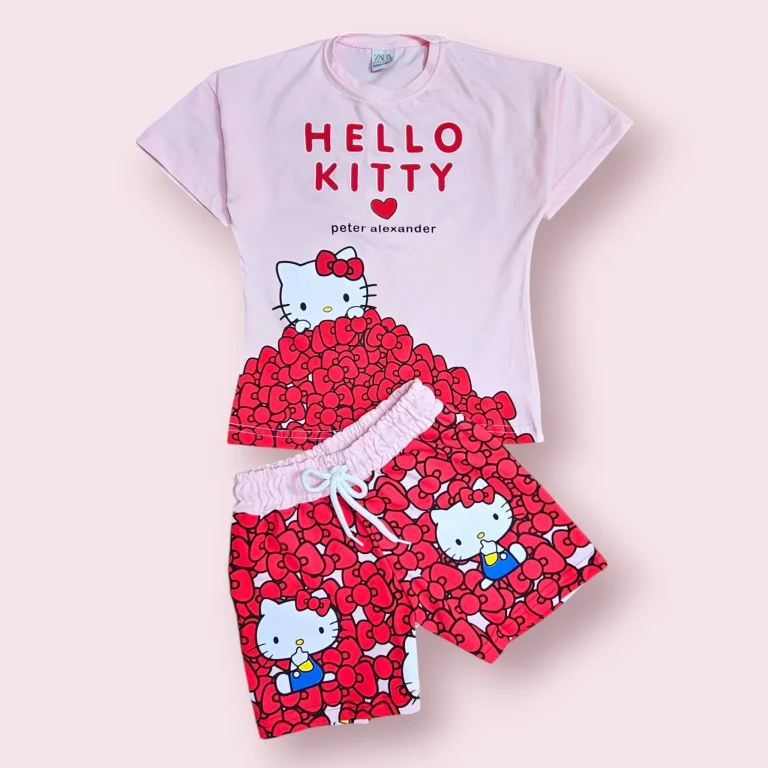 طقم hello kitty للبنات