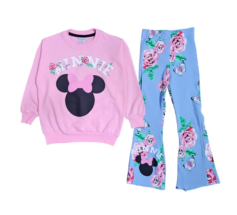 بجامه بناتي ميكي كم طويل