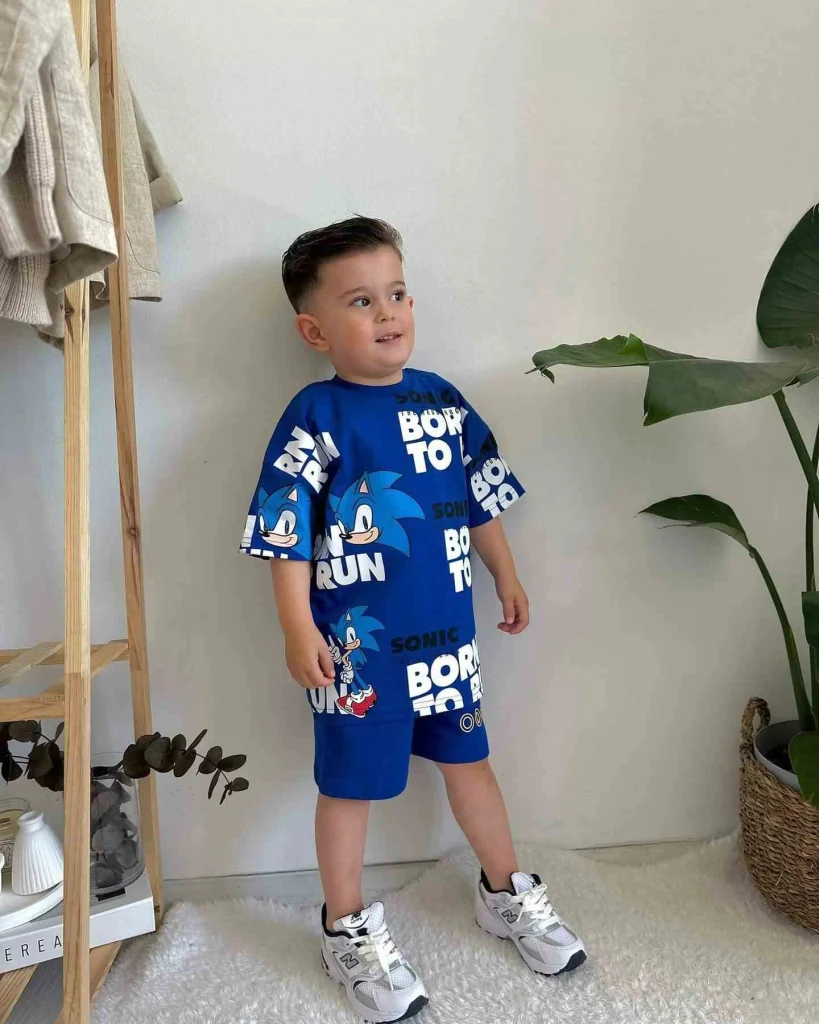 طقم ولادي كاجوال سونيك