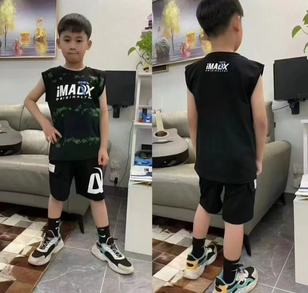 طقم ولادي شورت وتيشرت كت X