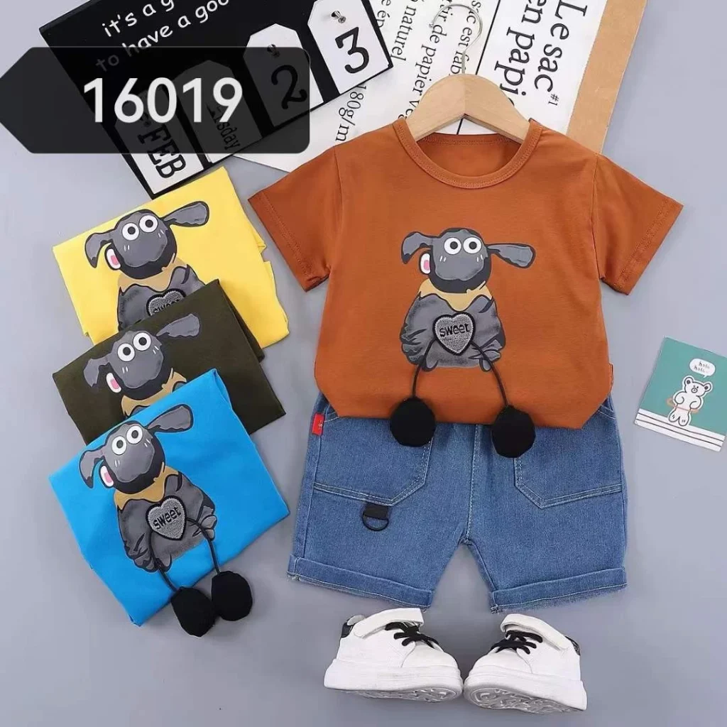 طقم ولادي مميز لفصل الصيف