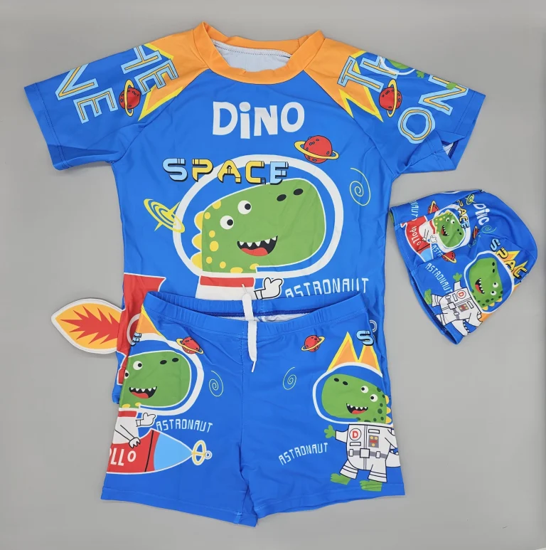 طقم مسبح للاولاد ثلاث قطع