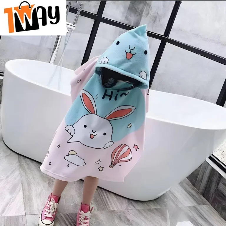 منشفة للفتيات  جميلة مقاس صغير