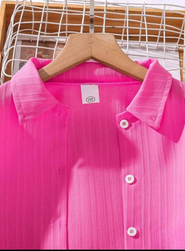 طقم  وردي من قطعتين