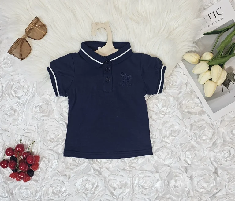 تيشرت بولو بناتي كحلي كاجوال