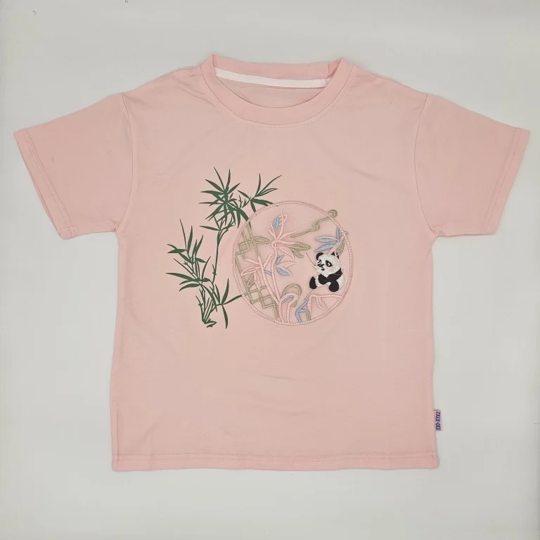 تيشرت فتيات صغار برسمه باندا