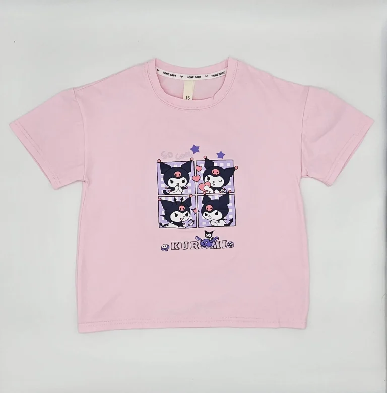 تيشرت بناتي برسوم شخصيه كرومي