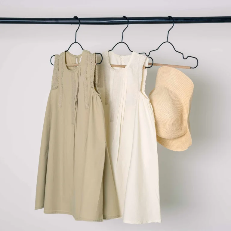 فستان بناتي واسع بدون اكمام