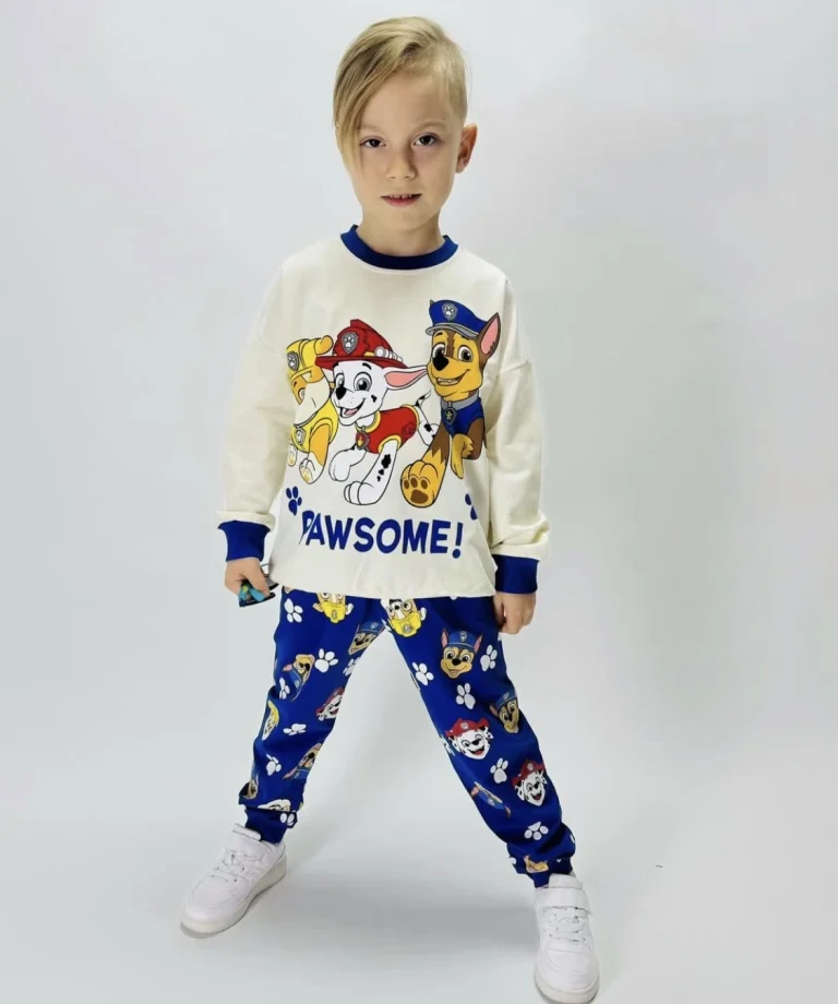 بدله شتويه للاولاد برسوم كرتونيه