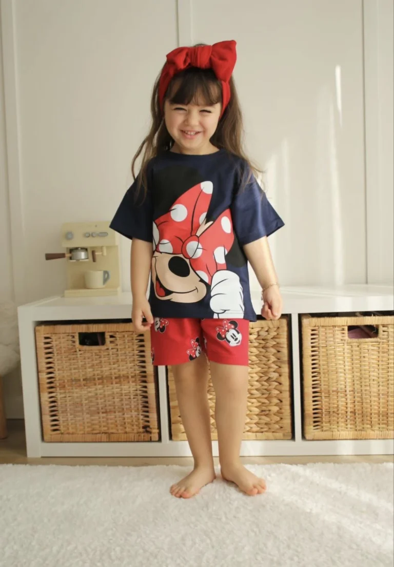 طقم  بناتي صيفي جميل