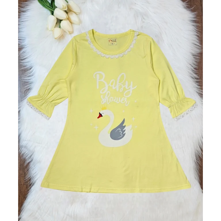 فستان أصفر للبنات الانيقات