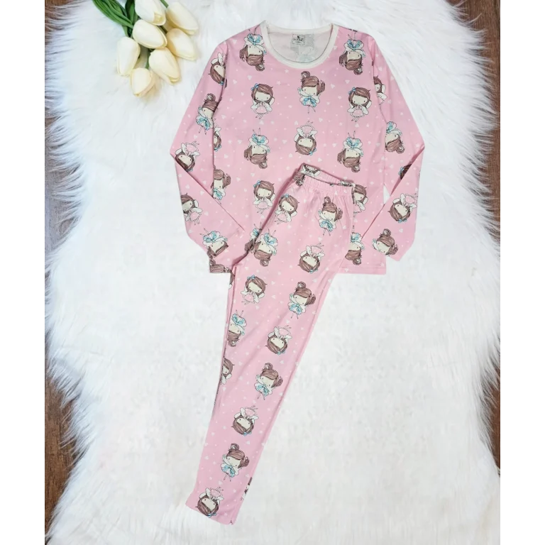 ملابس نوم للبنات برسوم كرتونيه