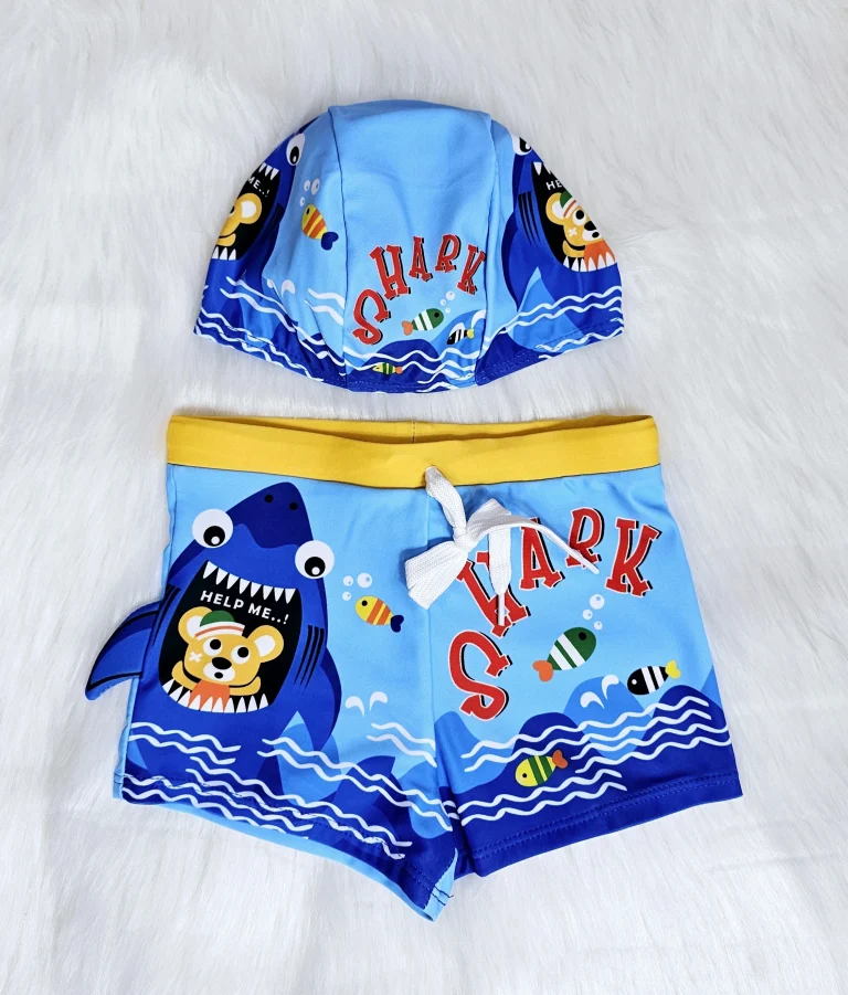 ملابس سباحة للاولاد من قطعتين