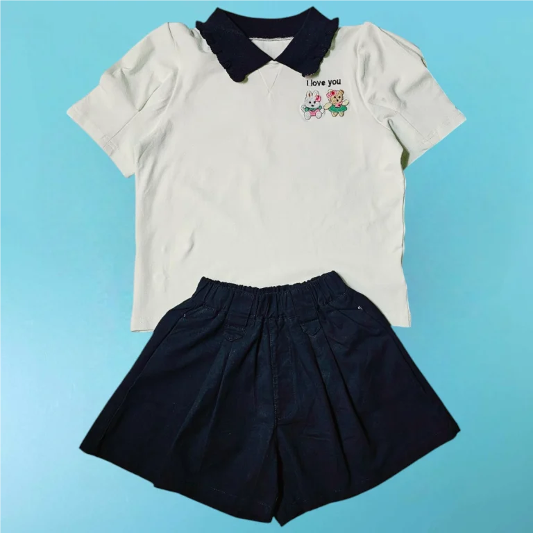 طقم بناتي من قطعتين