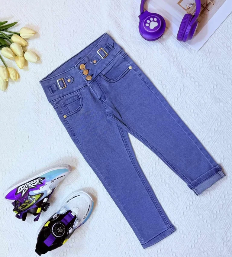 جينز هاي ويست للفتيات