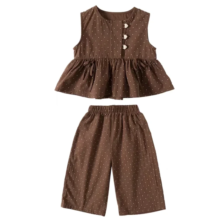 طقم بنات انيق من قطعتين