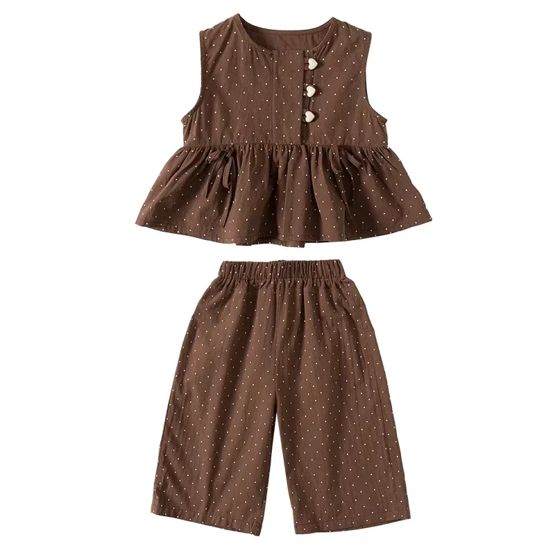 طقم بنات انيق من قطعتين