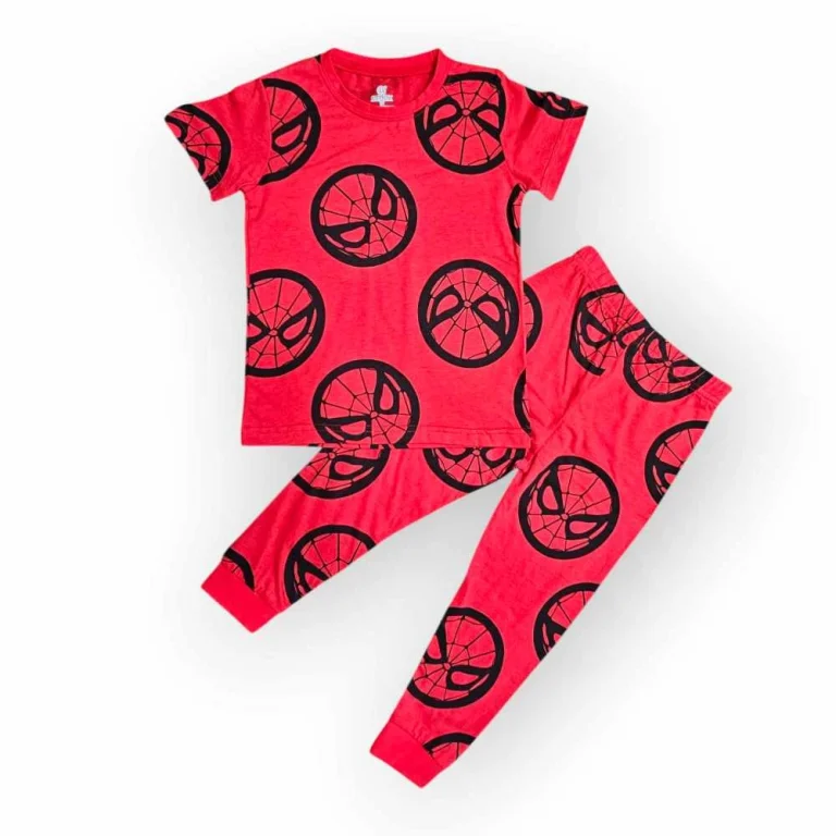 بيجامة سبايدر مان الحمراء