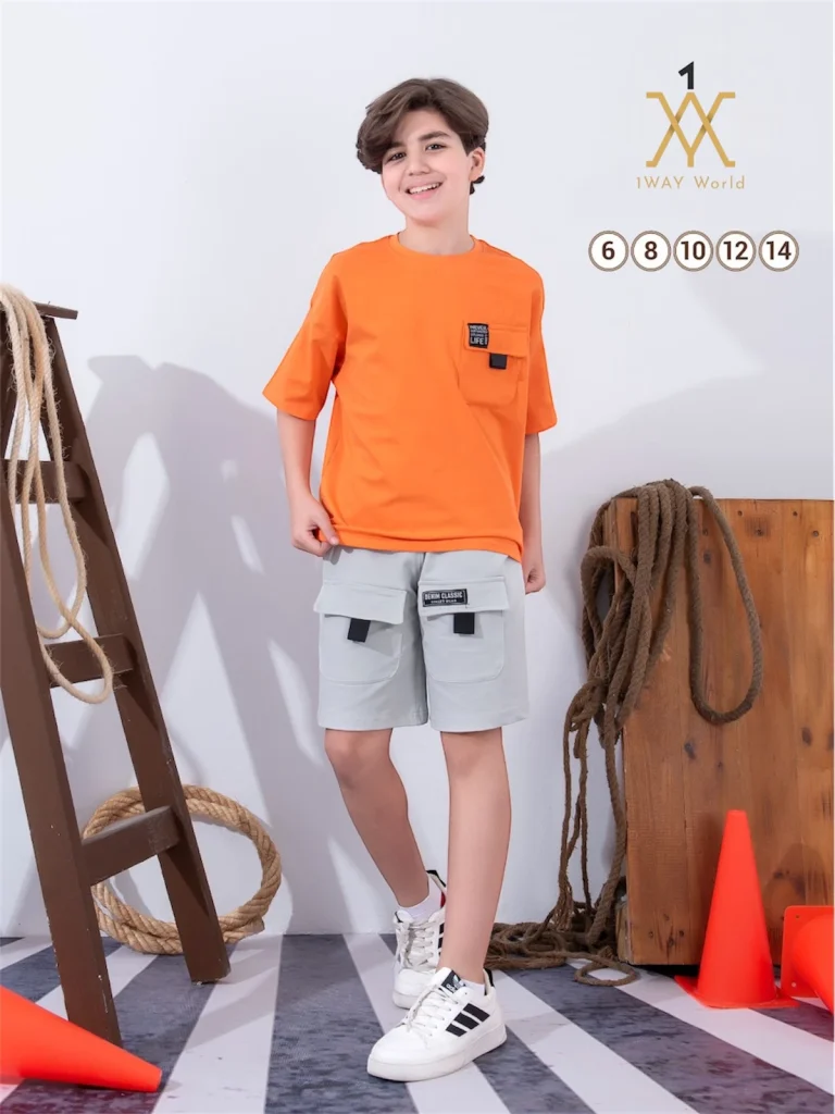 طقم اولاد قطن 100%