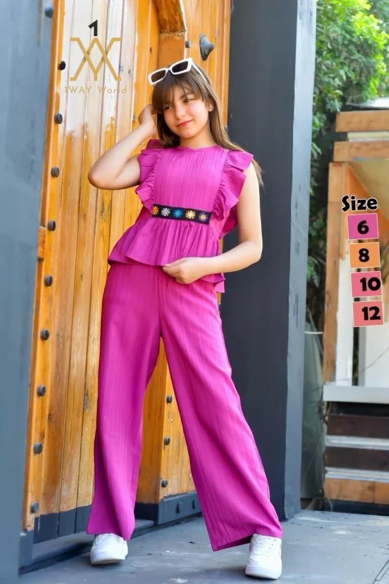 بدله بناتي مكونة من قطعتين