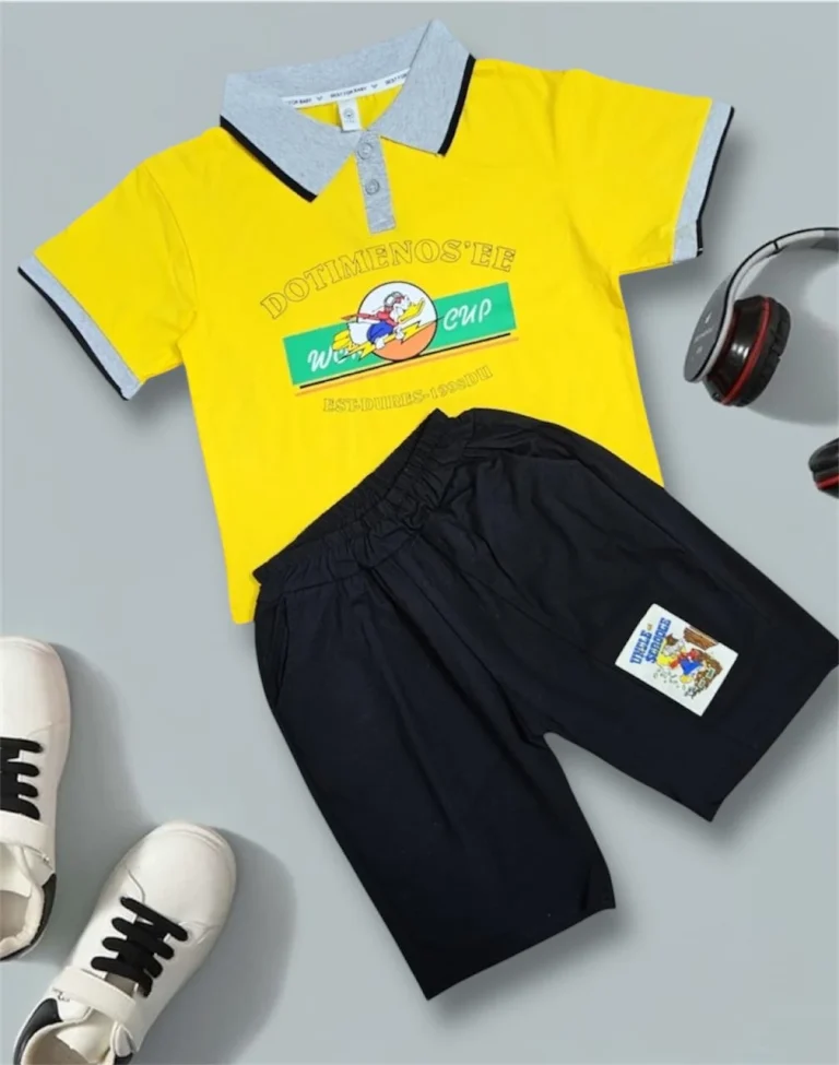 طقم صيفي مريح للاطفال