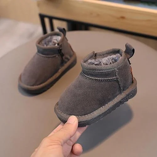 حذاء شتوي ناعم ودافئ للأطفال، حذاء ثلج للأطفال الصغار
