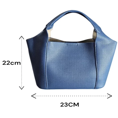 شنطه من الجلد بتصميم عملي