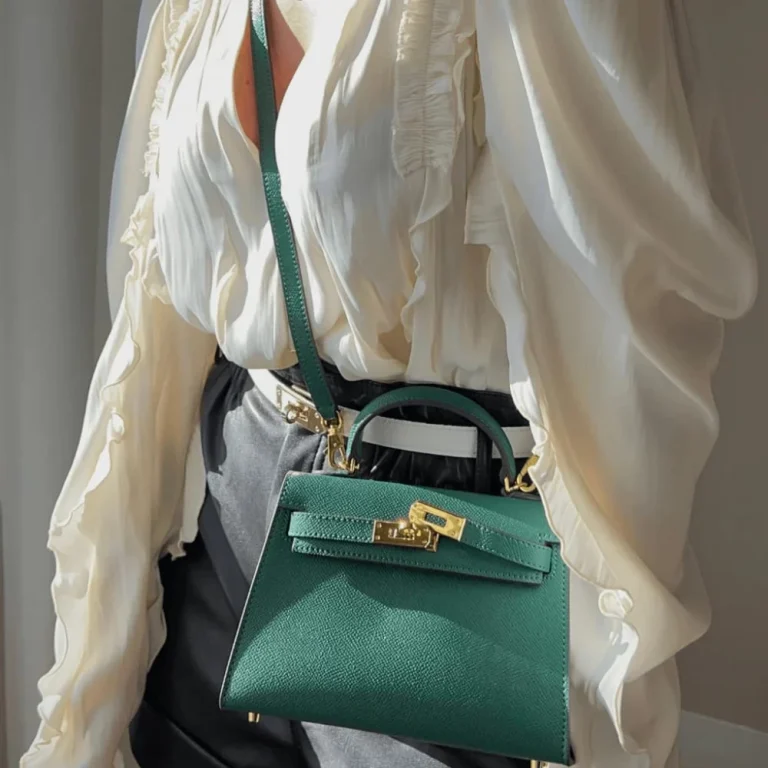 حقيبه يد نسائيه ميني باللون الاخضر