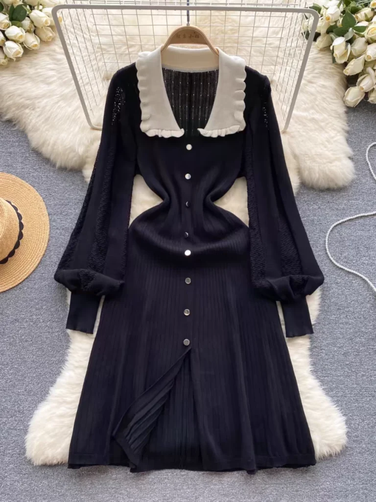 فستان انيق باللون الاسود