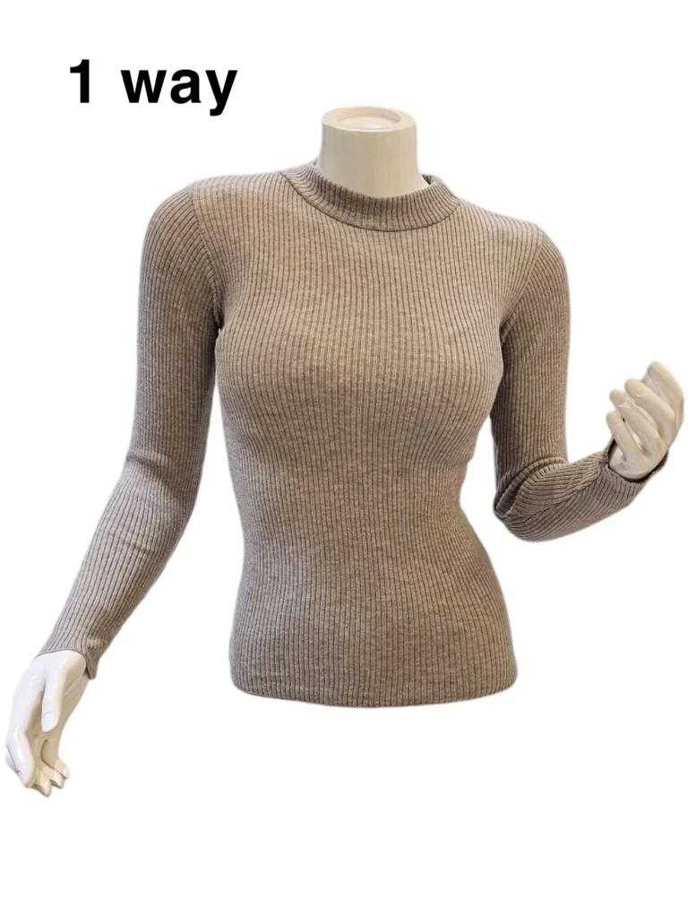 بلوزة برقبه عاليه