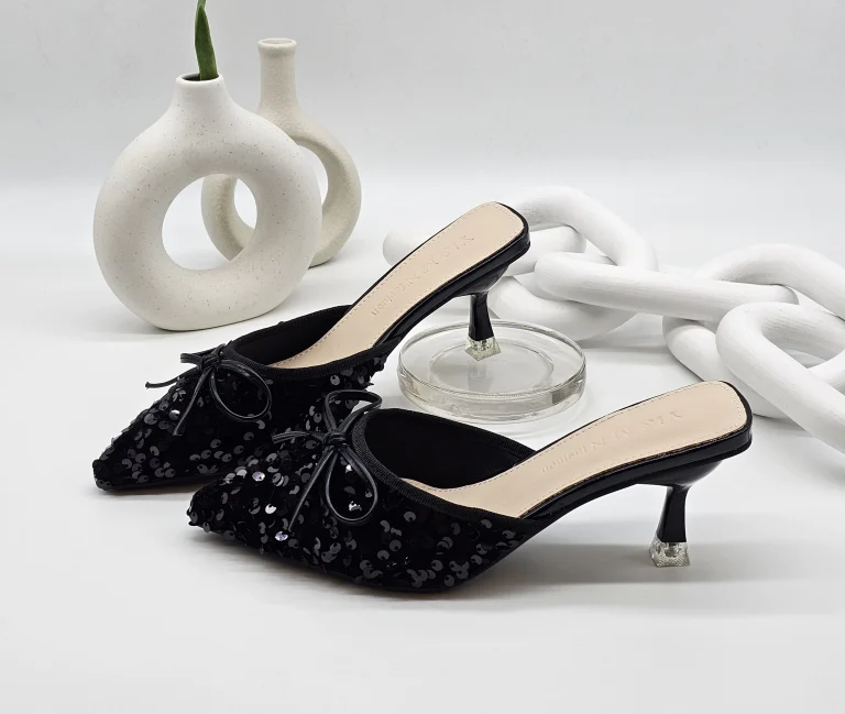 حذاء بترتر أسود