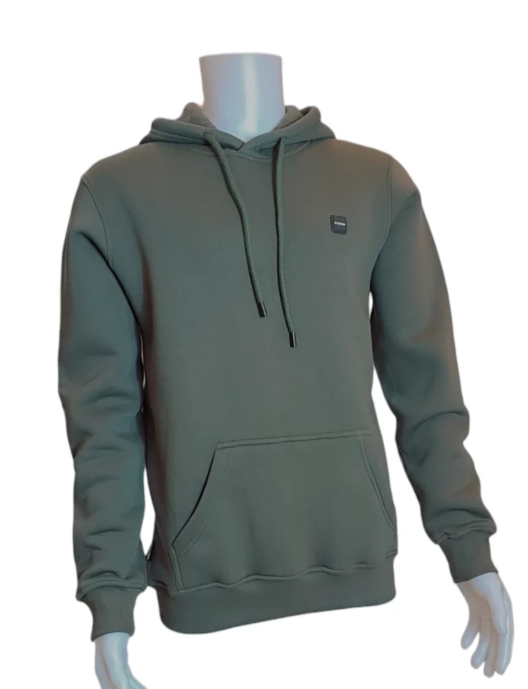 هودي باللون الزيتي بتصميم انيق