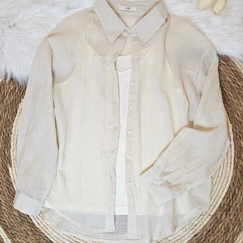 قميص نسائي كاجوال قطعتين