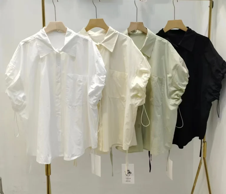 قميص نسائي بربطة أكمام