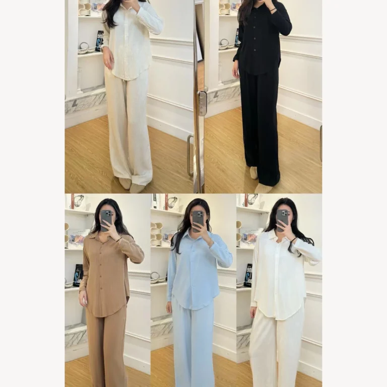 طقم نسائي انيق من قطعتين