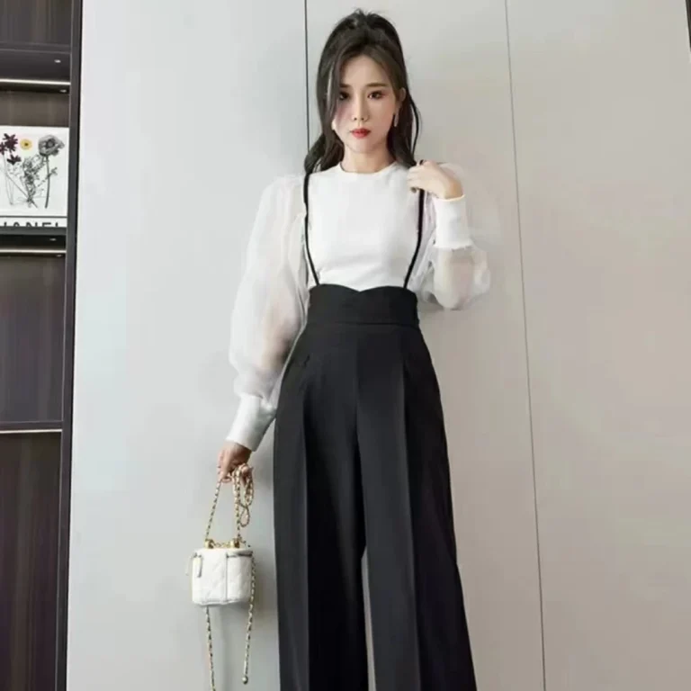 بنطلون طويل علاقي عالكتف