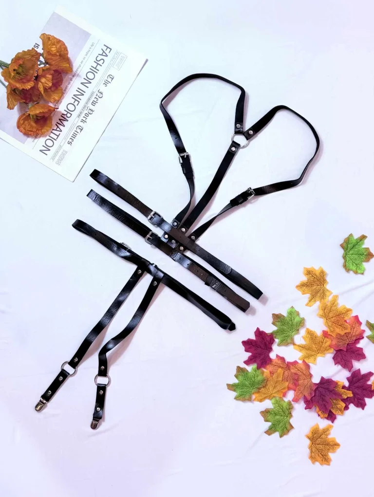 لانجري حزام من الجلد