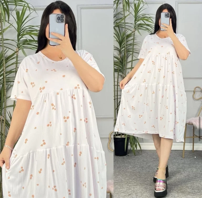 فستان منزلي مريح وفضفاض