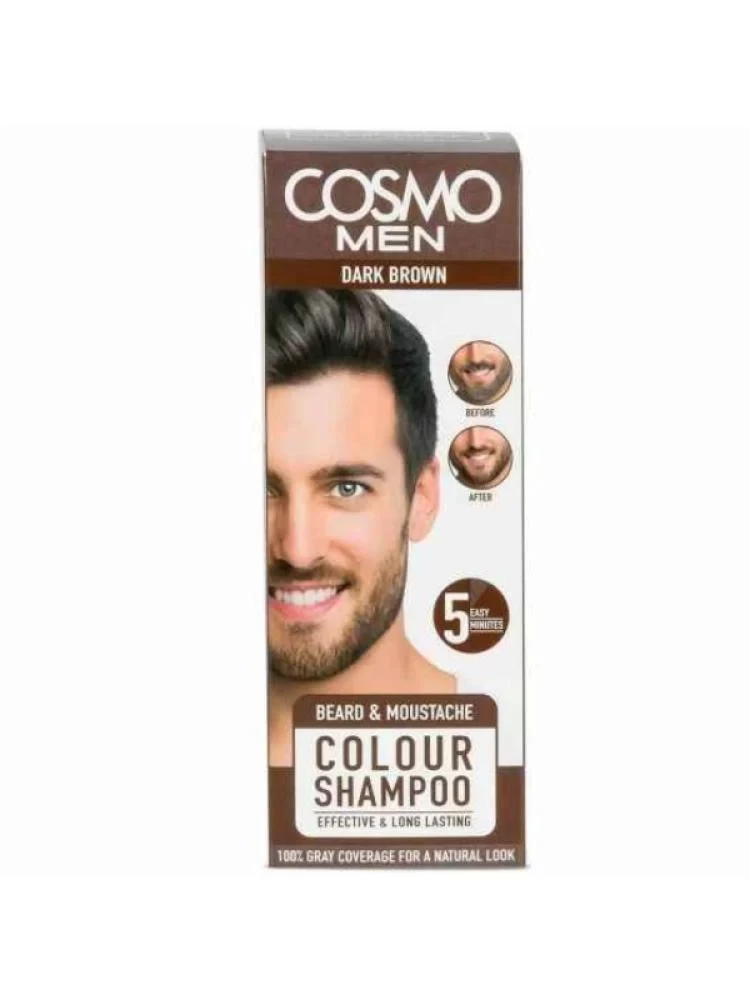 كوزمو شامبو اللحية والشارب بني داكن 180 مل