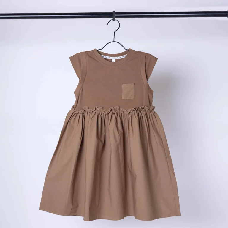 فستان بناتي ناعم بتفاصيل انيقه