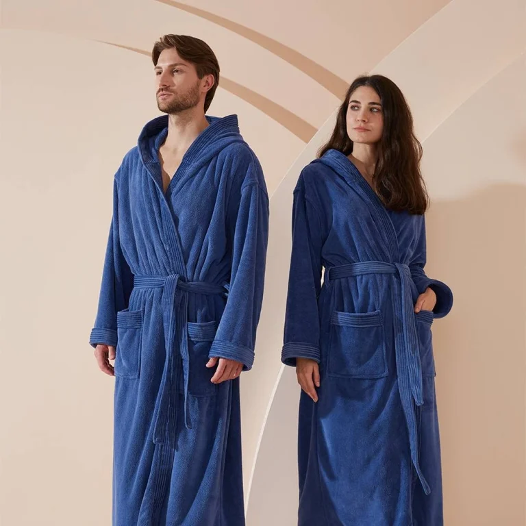 روب مودرن بقبعه – أزرق للجنسين